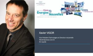 SESSION II – Vision de l&rsquo;hydrogène pour une énergie décarbonée – Xavier VIGOR